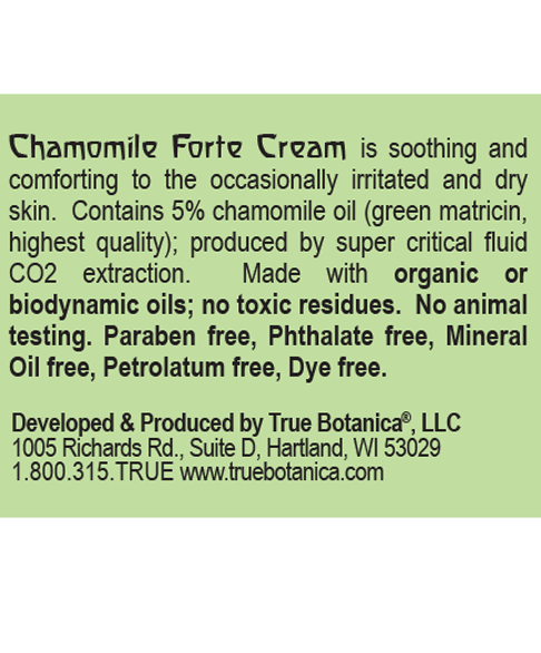 Chamomile Forte Cream by True Botanica