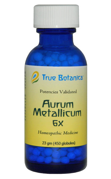 Aurum Metallicum 6X homeopathic medicine by True Botanica