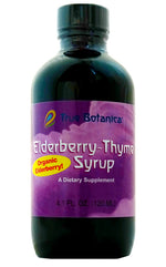 Elderberry Thyme Syrup by True Botanica dietary supplement