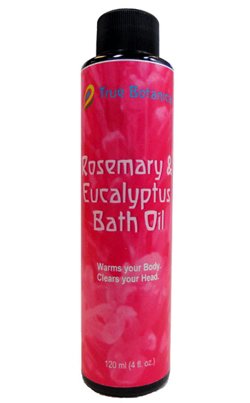 Rosemary & Eucalyptus Bath Oil by True Botanica