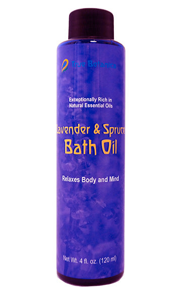 Lavender Spruce Bath Oil by True Botanica