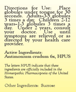 Antimonium Crudum 6X homeopathic medicine by True Botanica