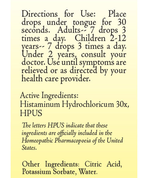 Histaminum Hydrochloricum 30x by True Botanica