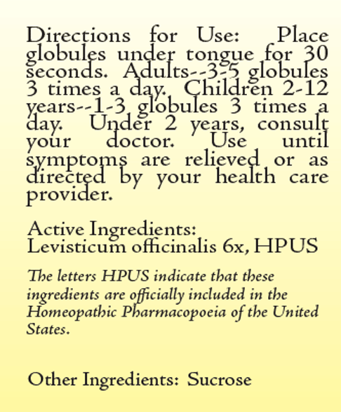 Levisticum Officinalis 6X