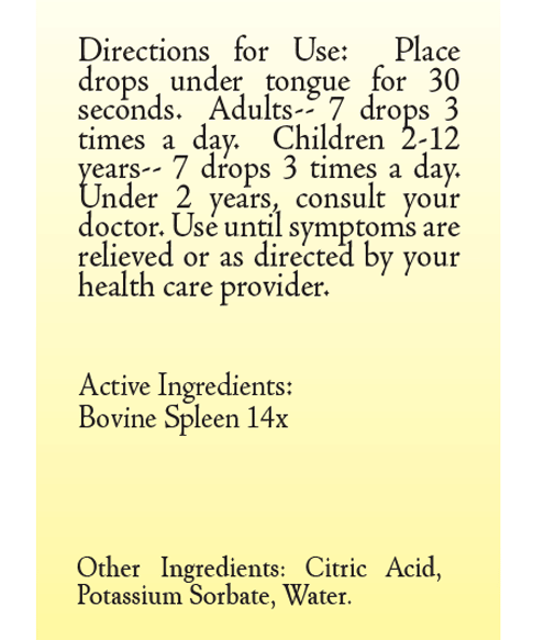 Lien (Spleen) 14X by True Botanica