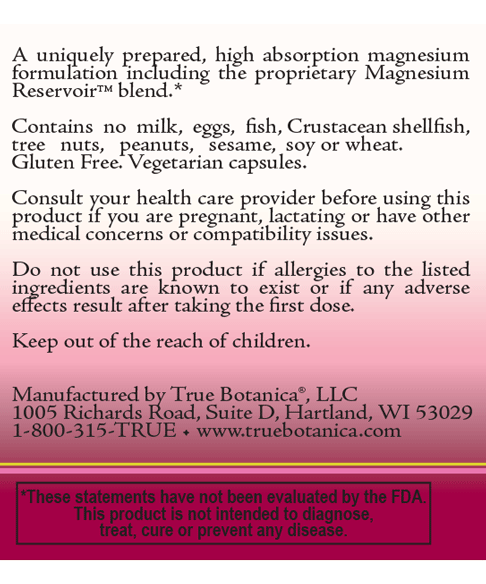 Magnesium Reservoir by True Botanica
