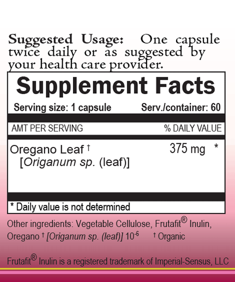 Oregano Plus by True Botanica