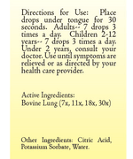 Pulmo (Lung) Pentas OTC by True Botanica