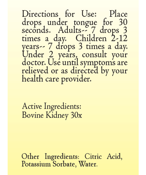 Renes (Kidney) 30X by True Botanica