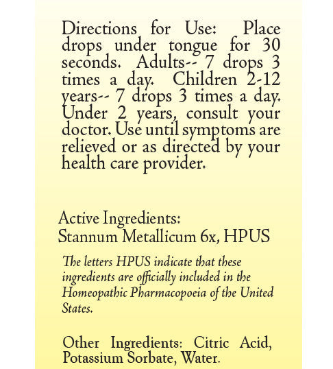 Stannum Metallicum 6X