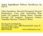 Stibium Cream Homeopathic Medicine by True Botanica