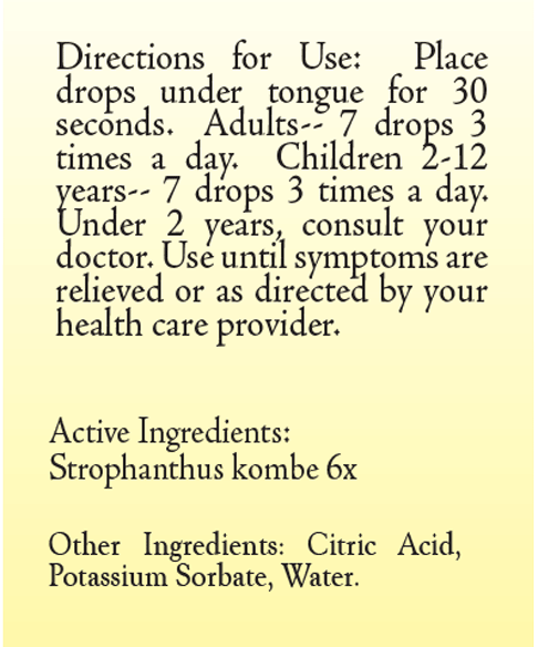 Strophanthus Kombe 6X