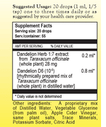 Dandelion Complex Herbal Tincture dietary supplement by True Botanica supplement box