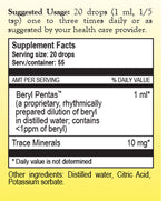 Beryl Pentas by True Botanica dietary supplement