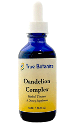 Dandelion Complex Herbal Tincture dietary supplement by True Botanica