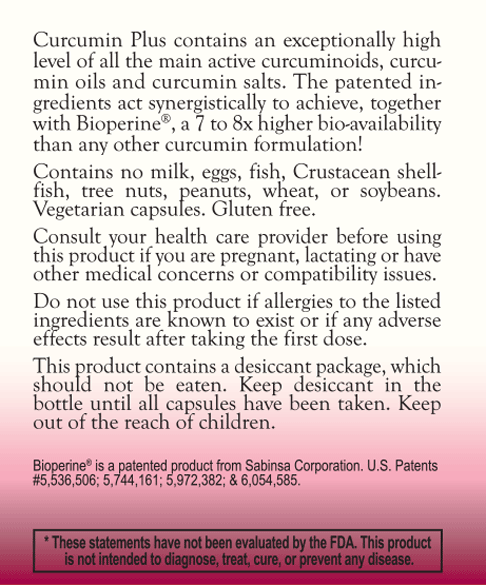 Curcumin Plus by True Botanica