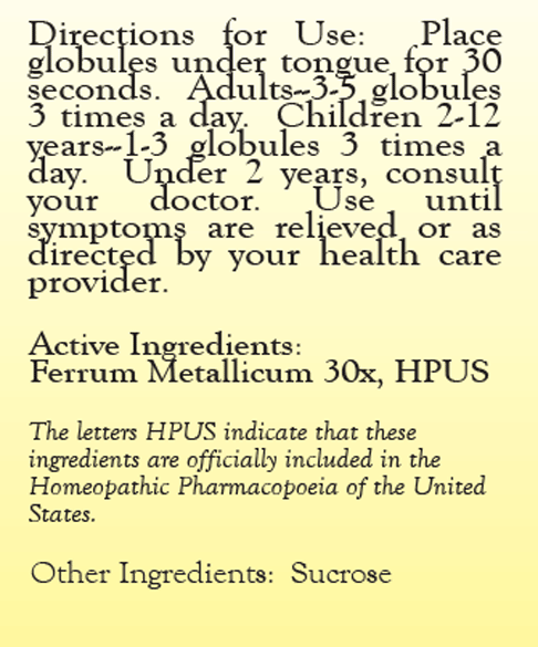 Ferrum Metallicum 30X