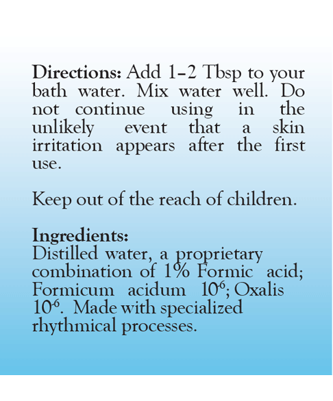 Formic Acid Bath Water