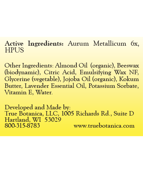 Aurum Cream Homeopathic Medicine by True Botanica